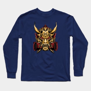 Golden Fiend Barong Bali Denpasar Kuta Beach Long Sleeve T-Shirt